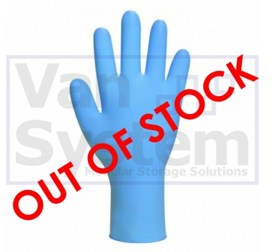 Bodyguards GL890 Blue Nitrile Gloves - Size Large